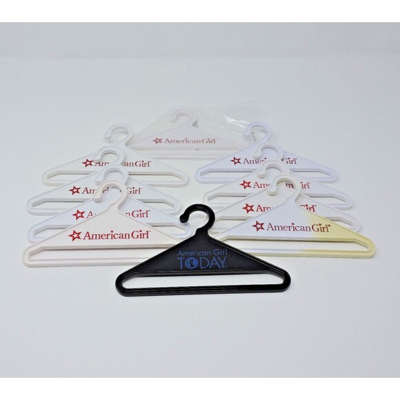 AMERICAN GIRL Star Logo Plastic Doll Clothing Hangers 1 NEW SEALED 9 Pre-owned - Picture 2 of 7